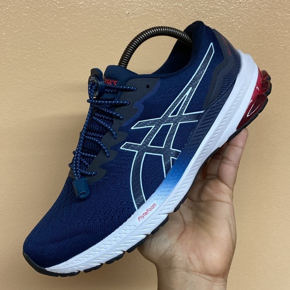 ASICS GT-1000 11 Running Sneakers “Navy Red White” - Picture 12 of 17